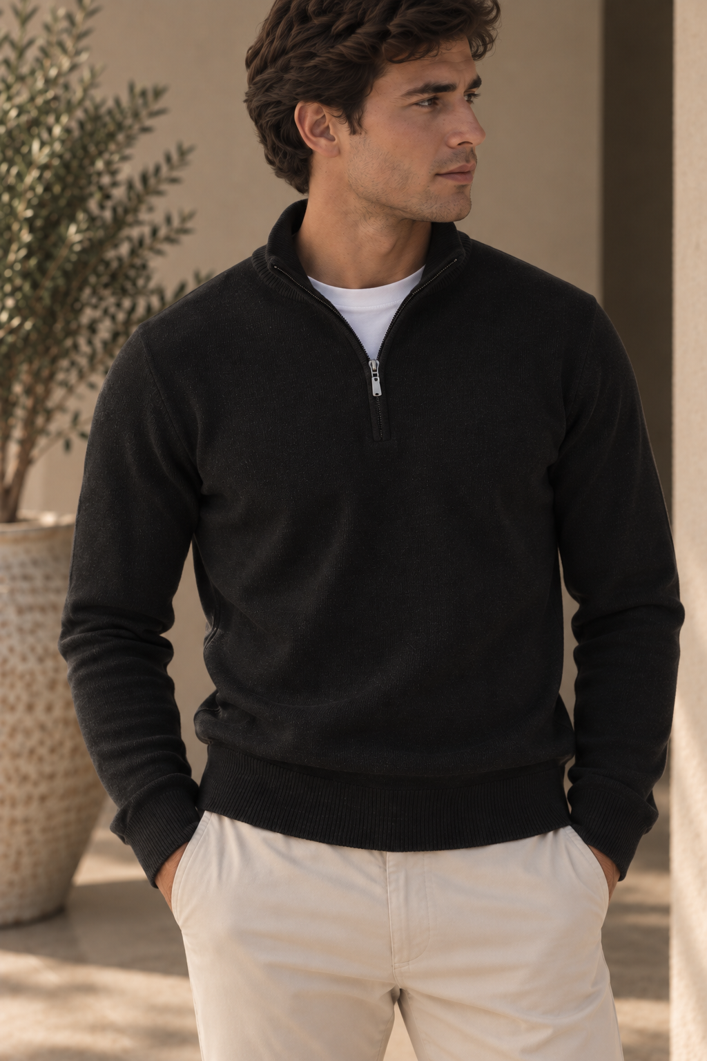 Philippe | Polo con cremallera versátil