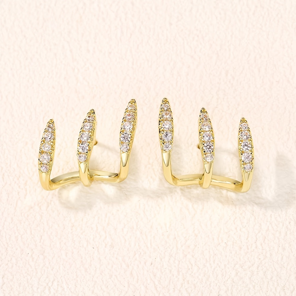 Aurora - Pendiente Triple Elegante