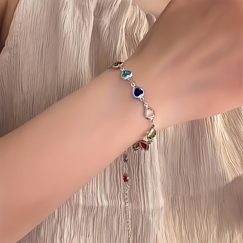 Ariadna - Pulsera Corazones de Colores