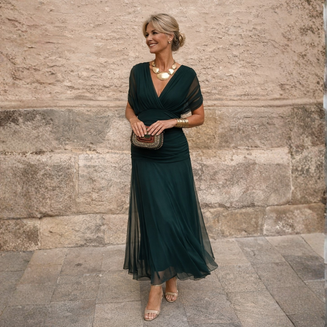 Paloma - Vestido Maxi Hombros Descubiertos