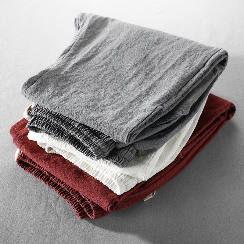 Relaxed Fit Linen Pants