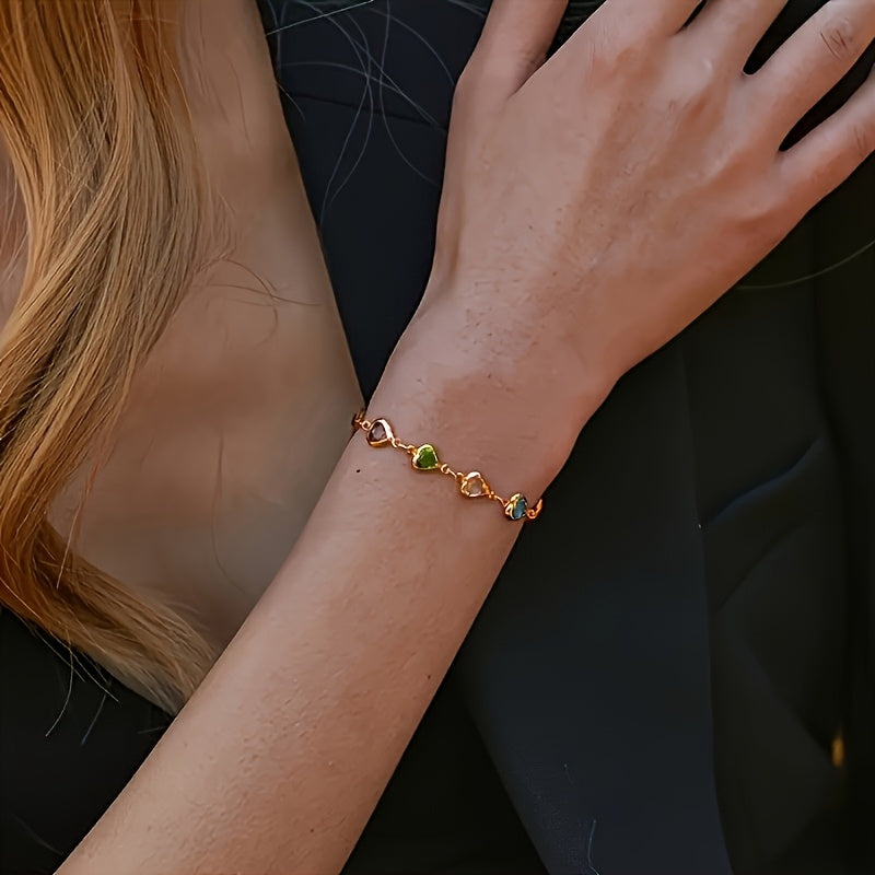Ariadna - Pulsera Corazones de Colores