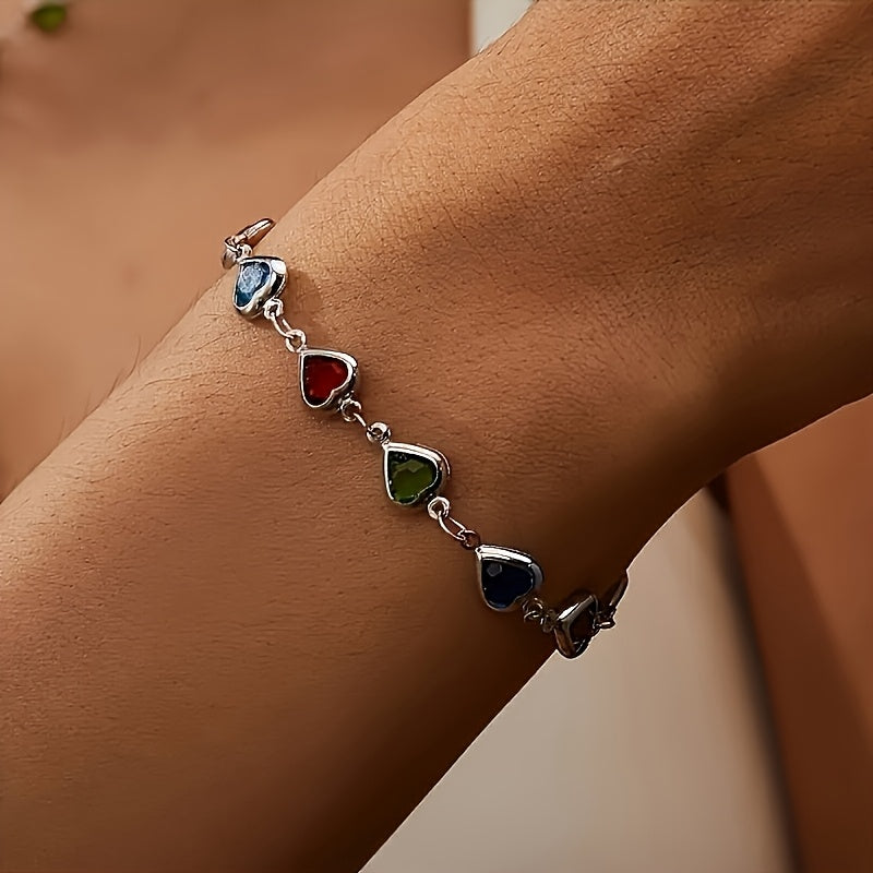 Ariadna - Pulsera Corazones de Colores