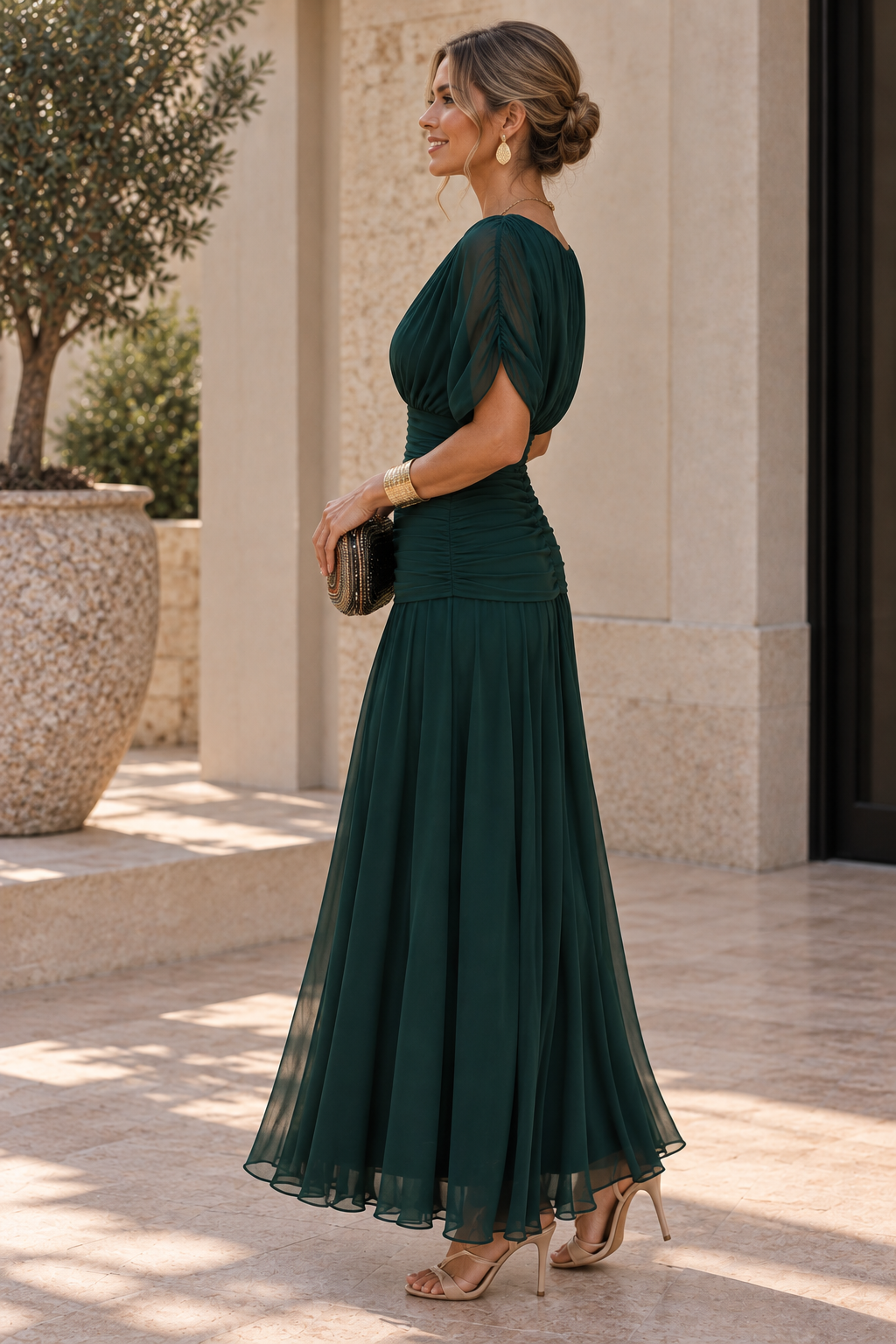 Paloma - Vestido Maxi Hombros Descubiertos