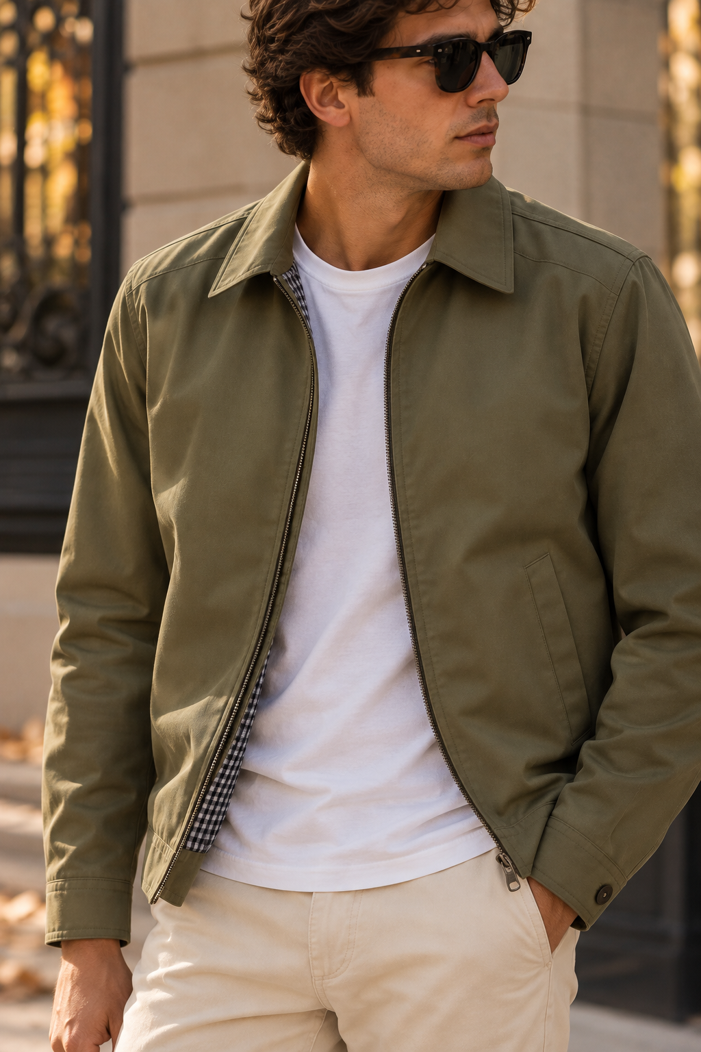 Tomás - Chaqueta Ligera con Cremallera