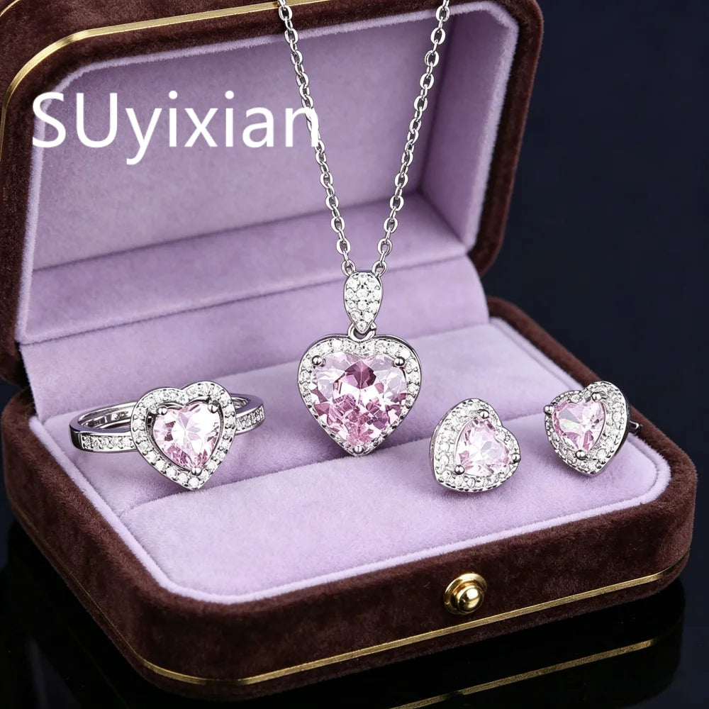 Elisa - Set Corazón Plata