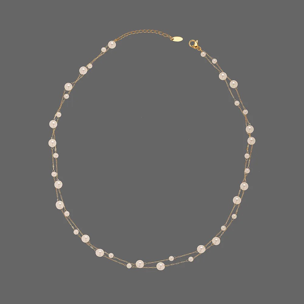 Teresa - Collar de Perlas Marino