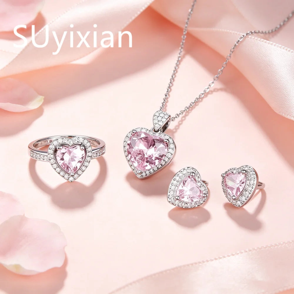 Elisa - Set Corazón Plata