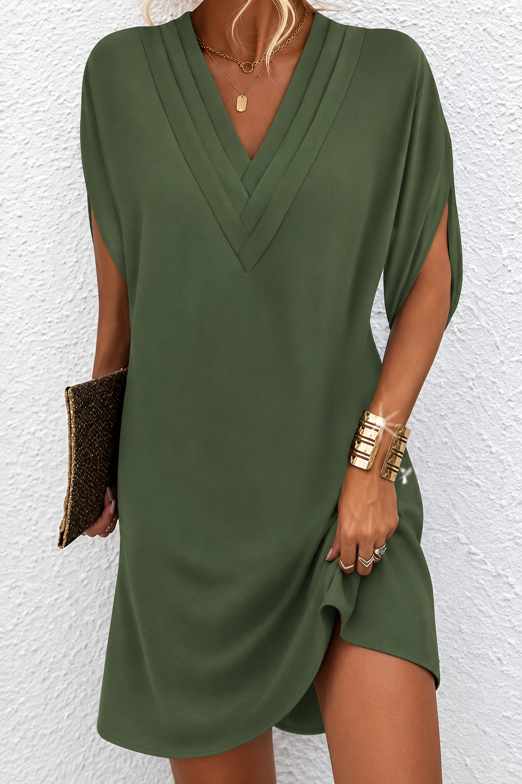 Beatriz - Vestido Elegante Manga Abierta
