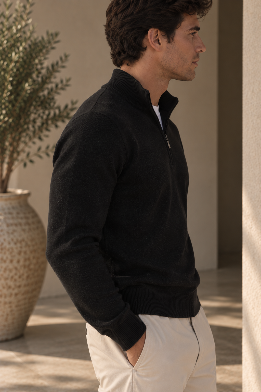 Philippe | Polo con cremallera versátil