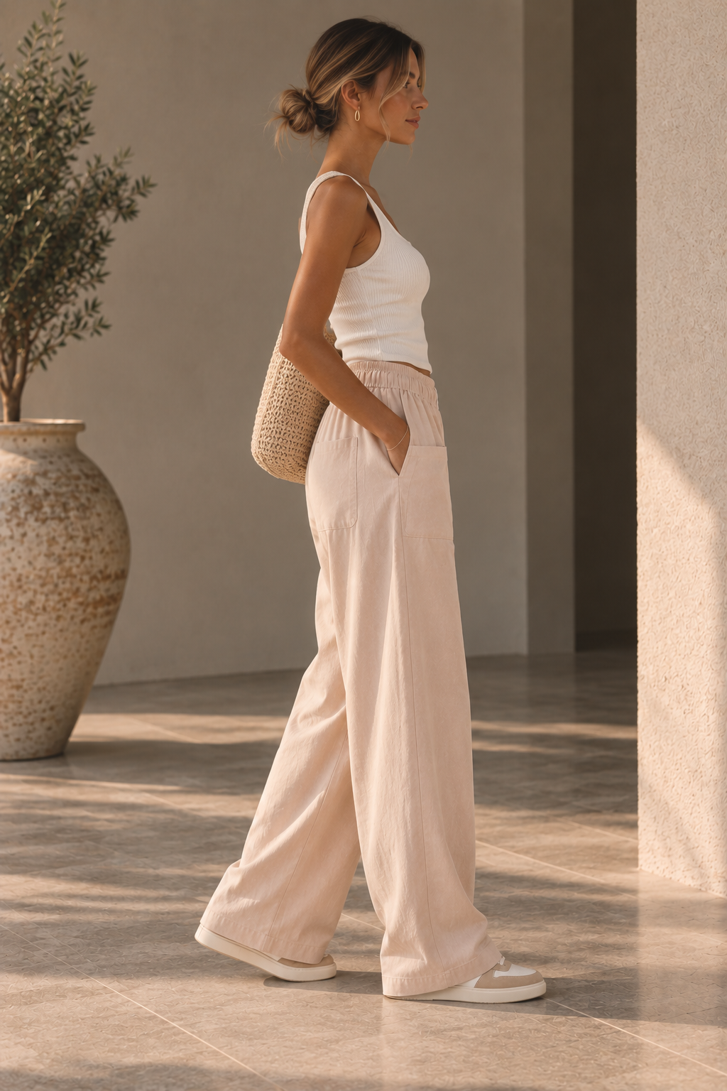 Nora - Pantalón Ancho Fluido