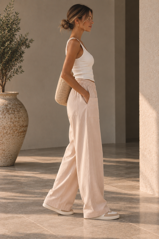 Nora - Pantalón Ancho Fluido