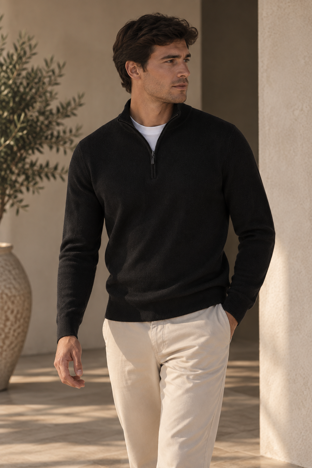 Philippe | Polo con cremallera versátil