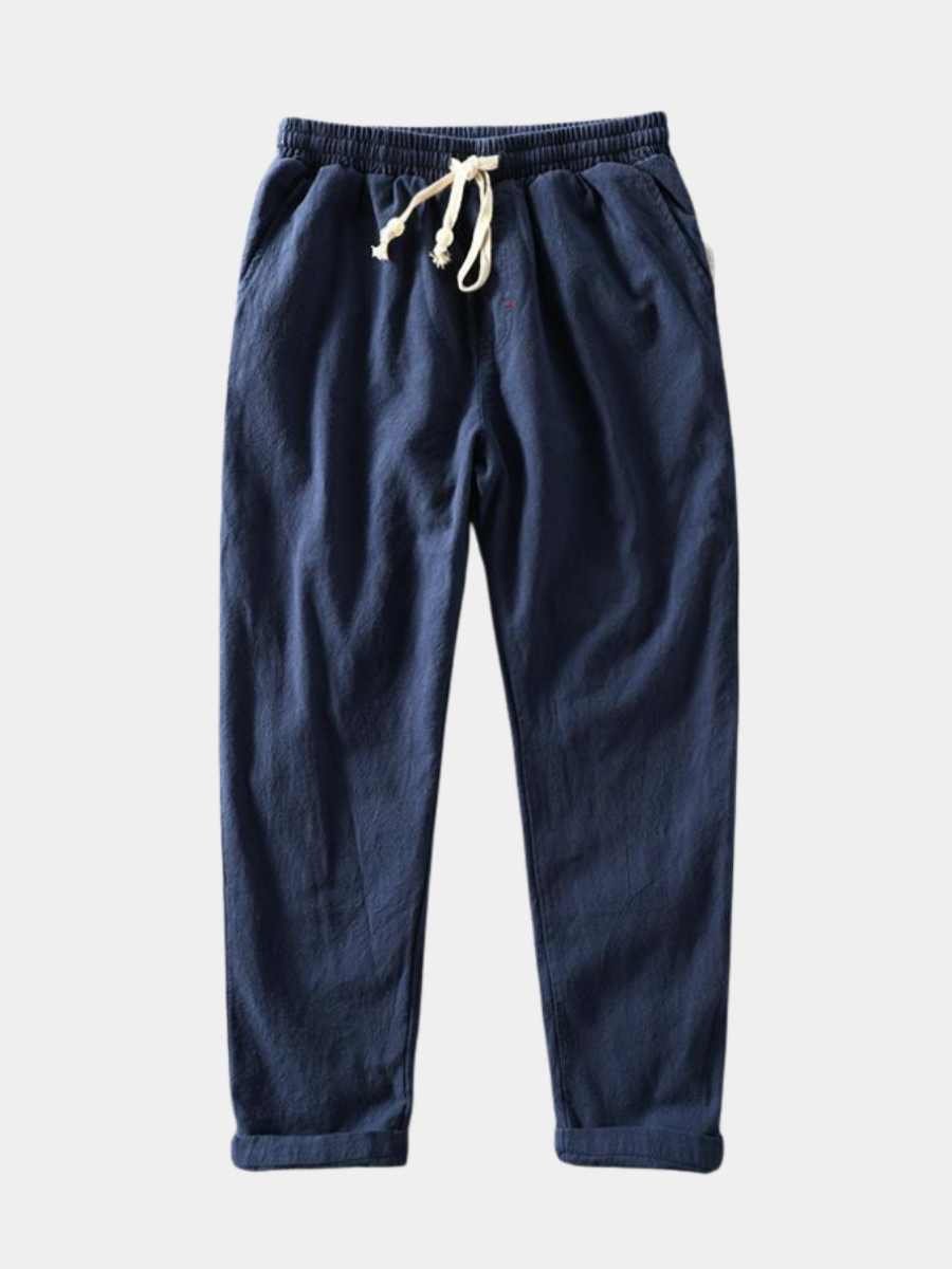 Relaxed Fit Linen Pants
