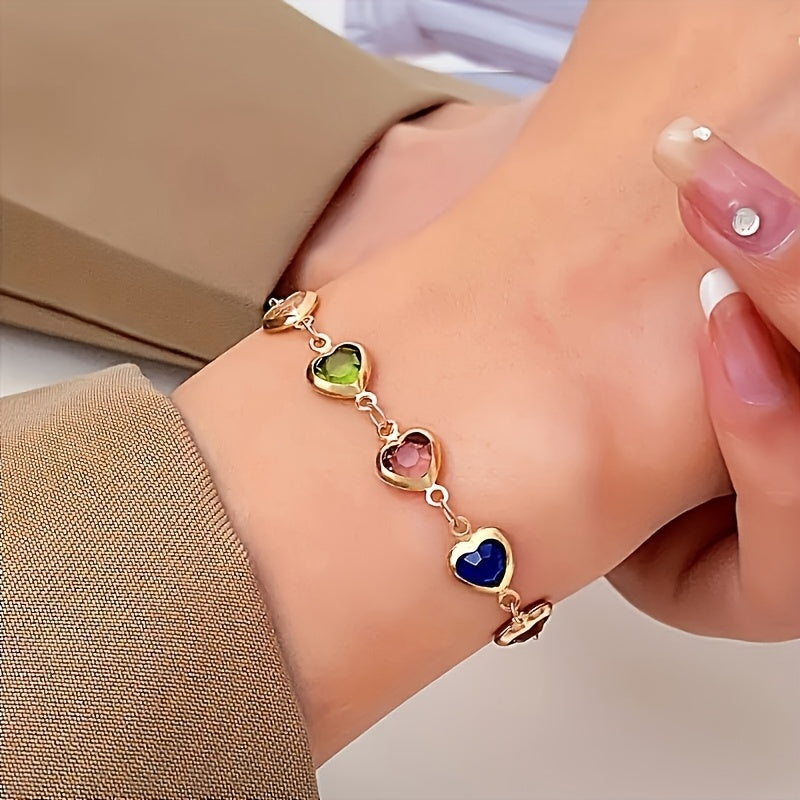 Ariadna - Pulsera Corazones de Colores