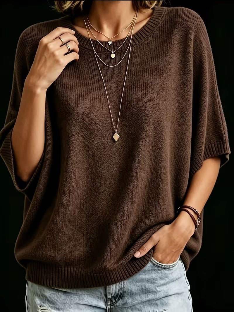 Amber | Casual Batwing Top