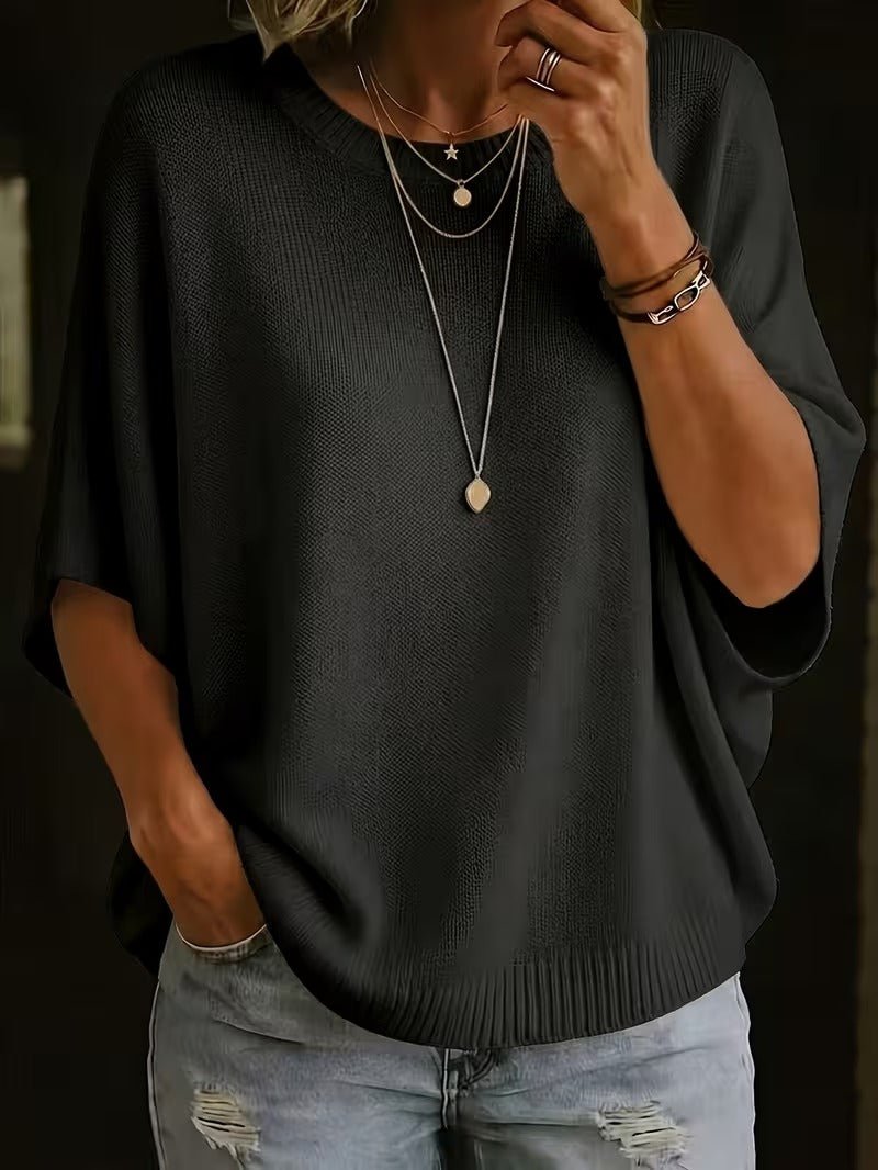 Amber | Casual Batwing Top