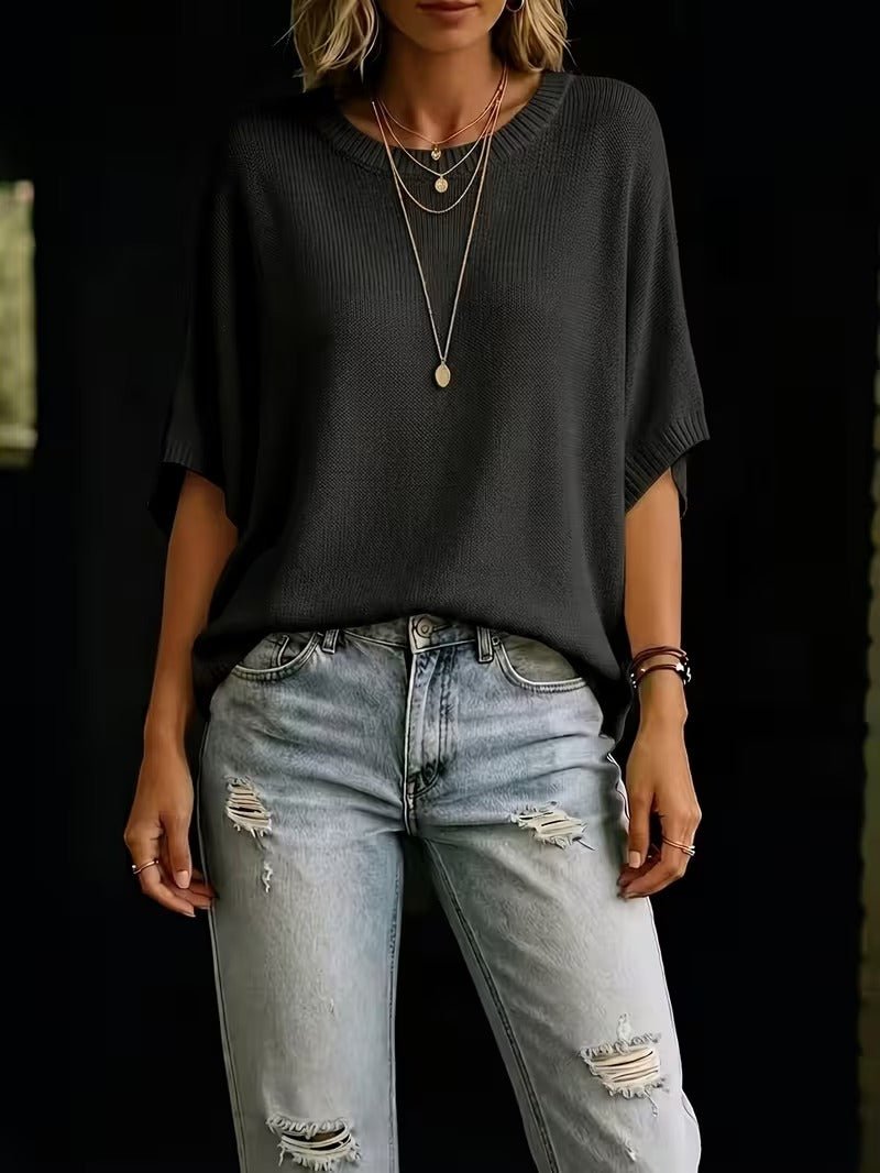 Amber | Casual Batwing Top