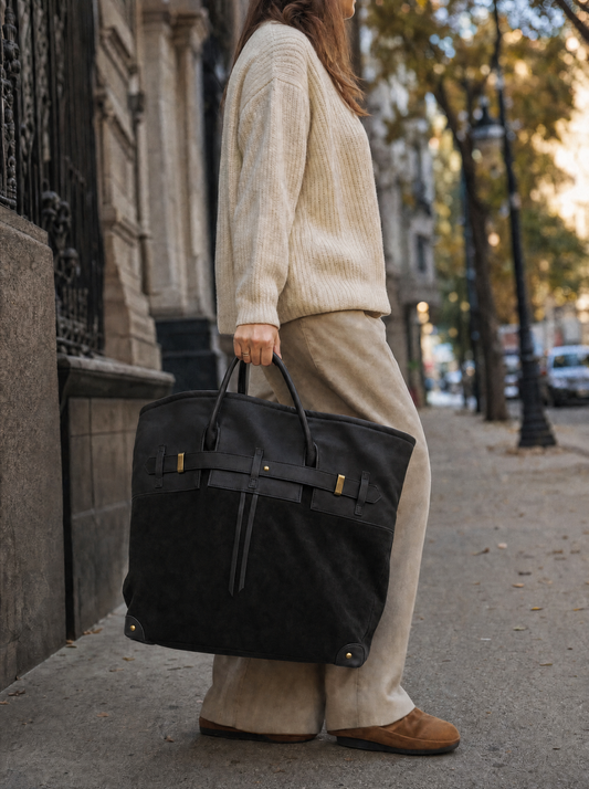 Cecilia - Bolso Tote de Ante