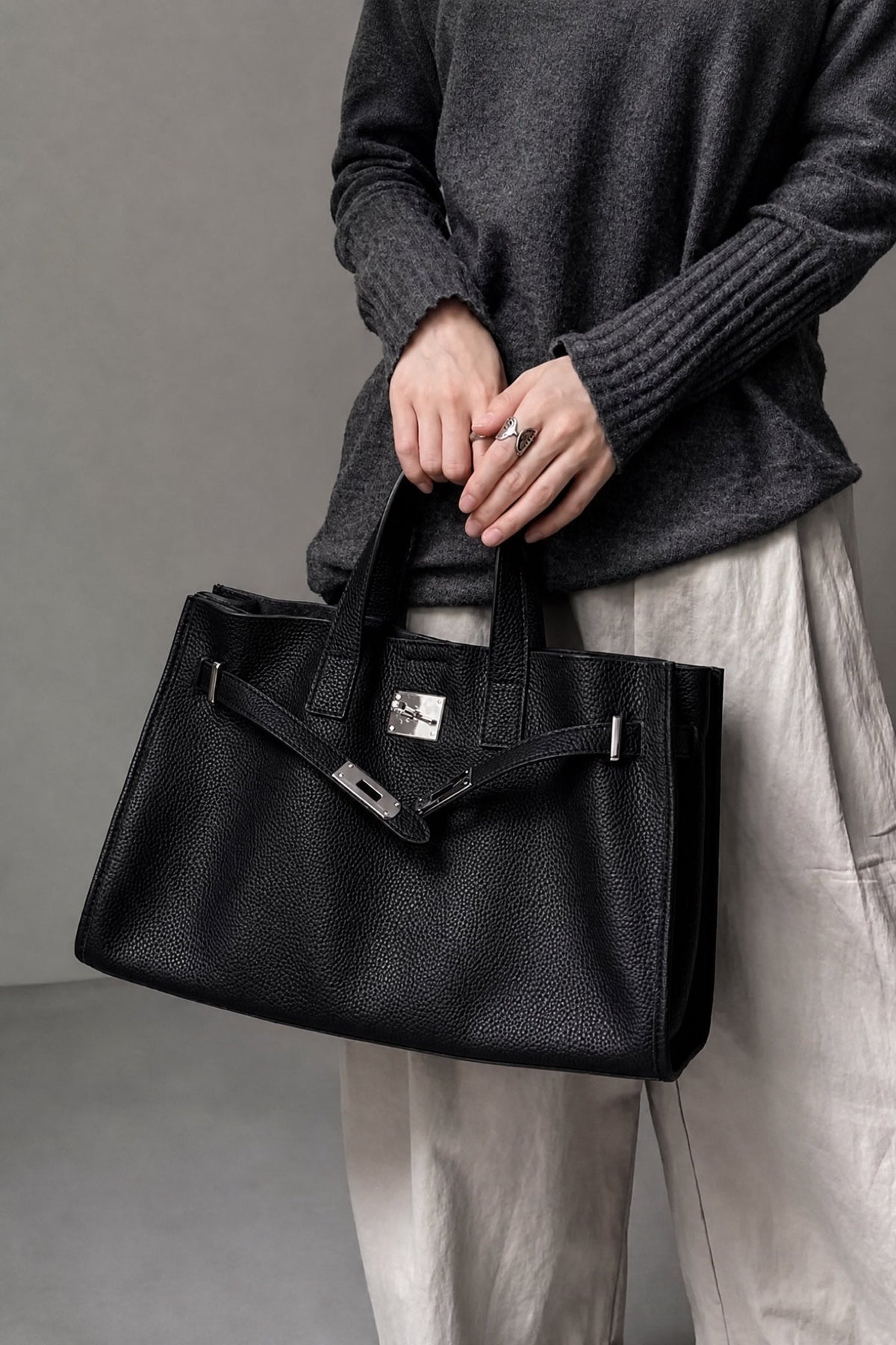 Susana - Bolso Tote de Piel Granulada
