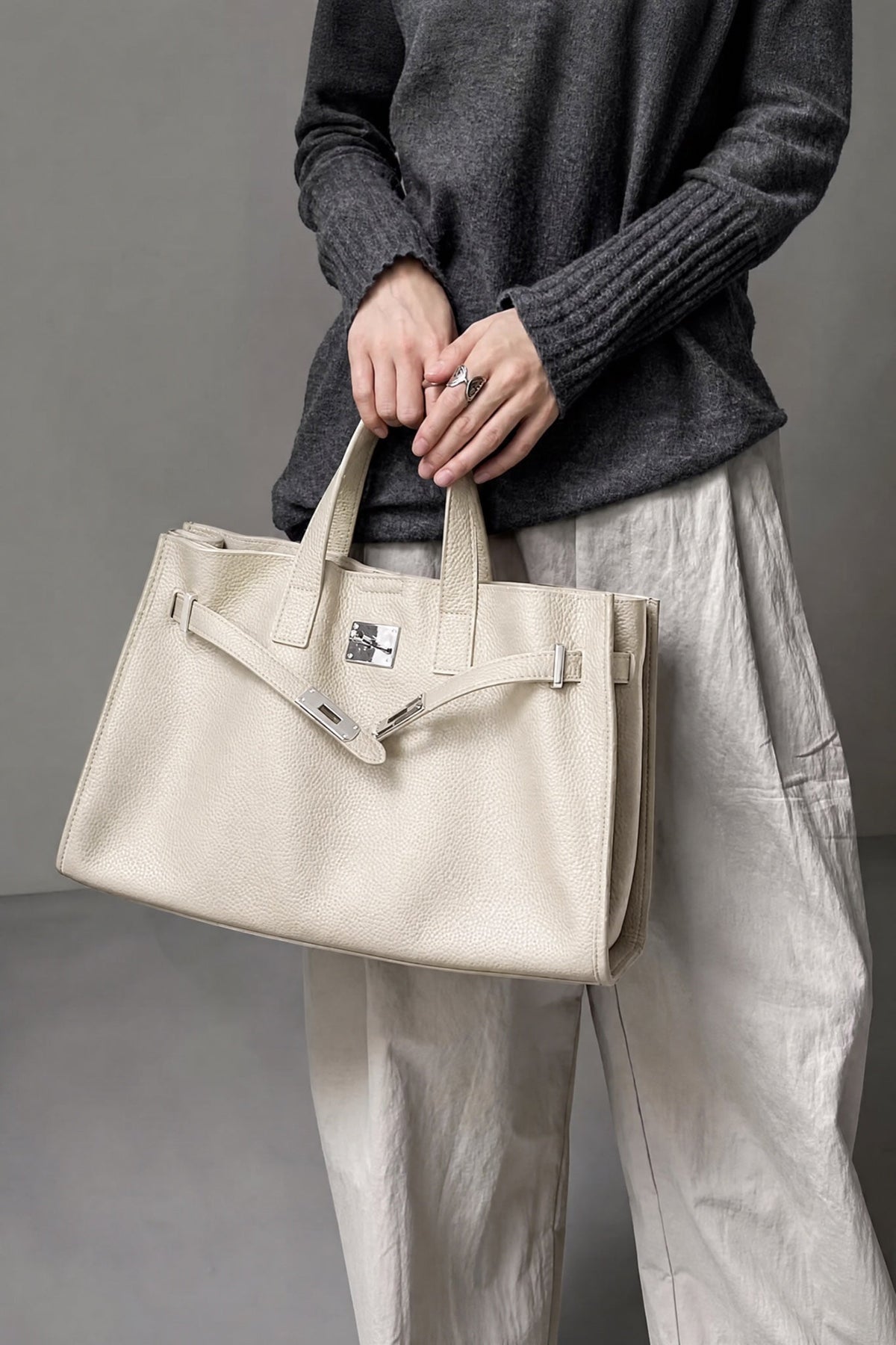 Susana - Bolso Tote de Piel Granulada