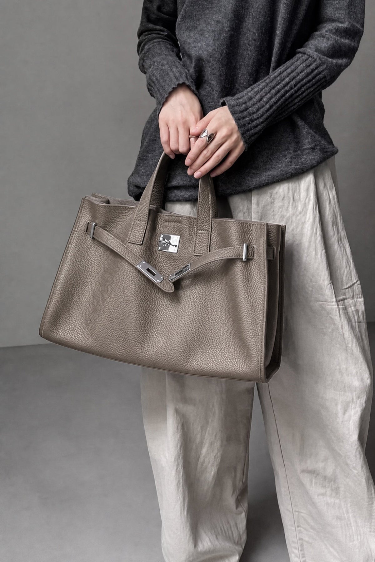 Susana - Bolso Tote de Piel Granulada
