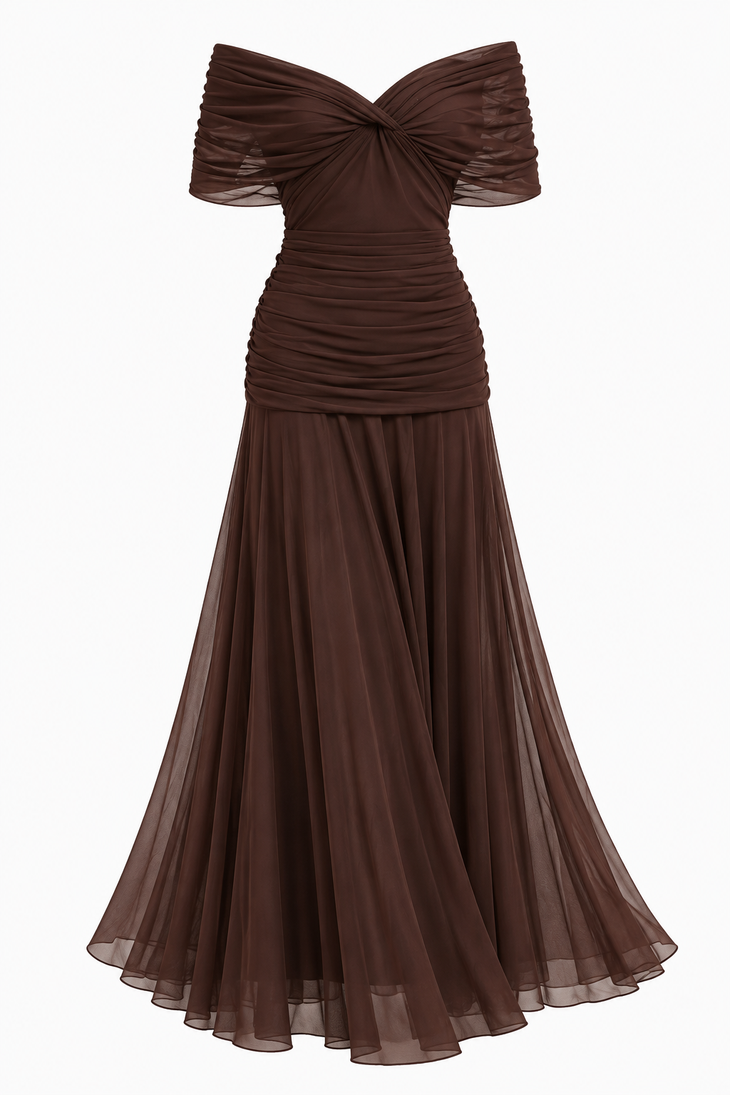 Paloma - Vestido Maxi Hombros Descubiertos